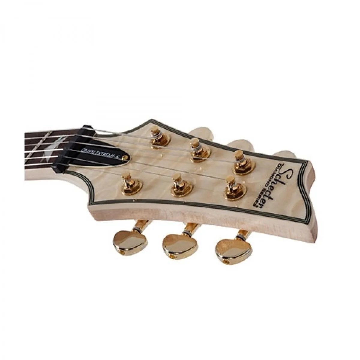 Schecter SCH-2033 6 String Electric Guitar Omen Extreme Gloss Natural - Fact 2nd - Image 4
