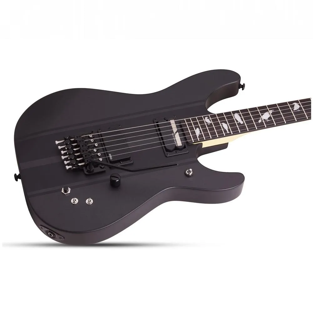 Schecter Signature DJ Ashba Electric Guitar, Carbon Grey - Image 4