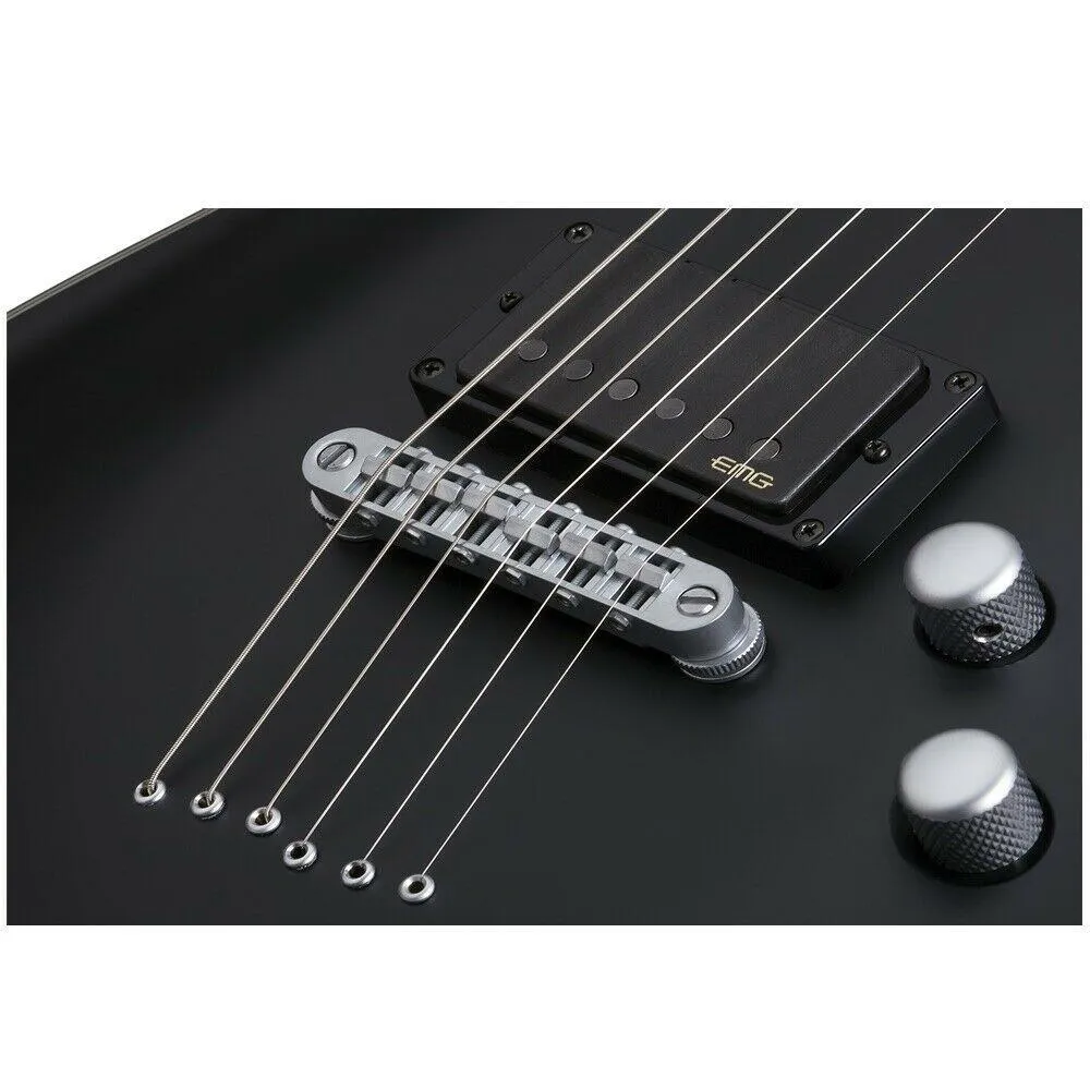 Schecter SCH810 C-1 Platinum Satin Black Electric Guitar RRP$1749 Sale Price - Image 4