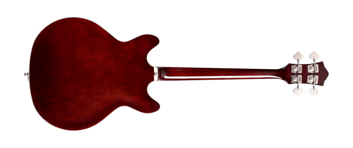 Guild Starfire 1 Semi Hollow Electric Bass - Vintage Walnut - Image 4