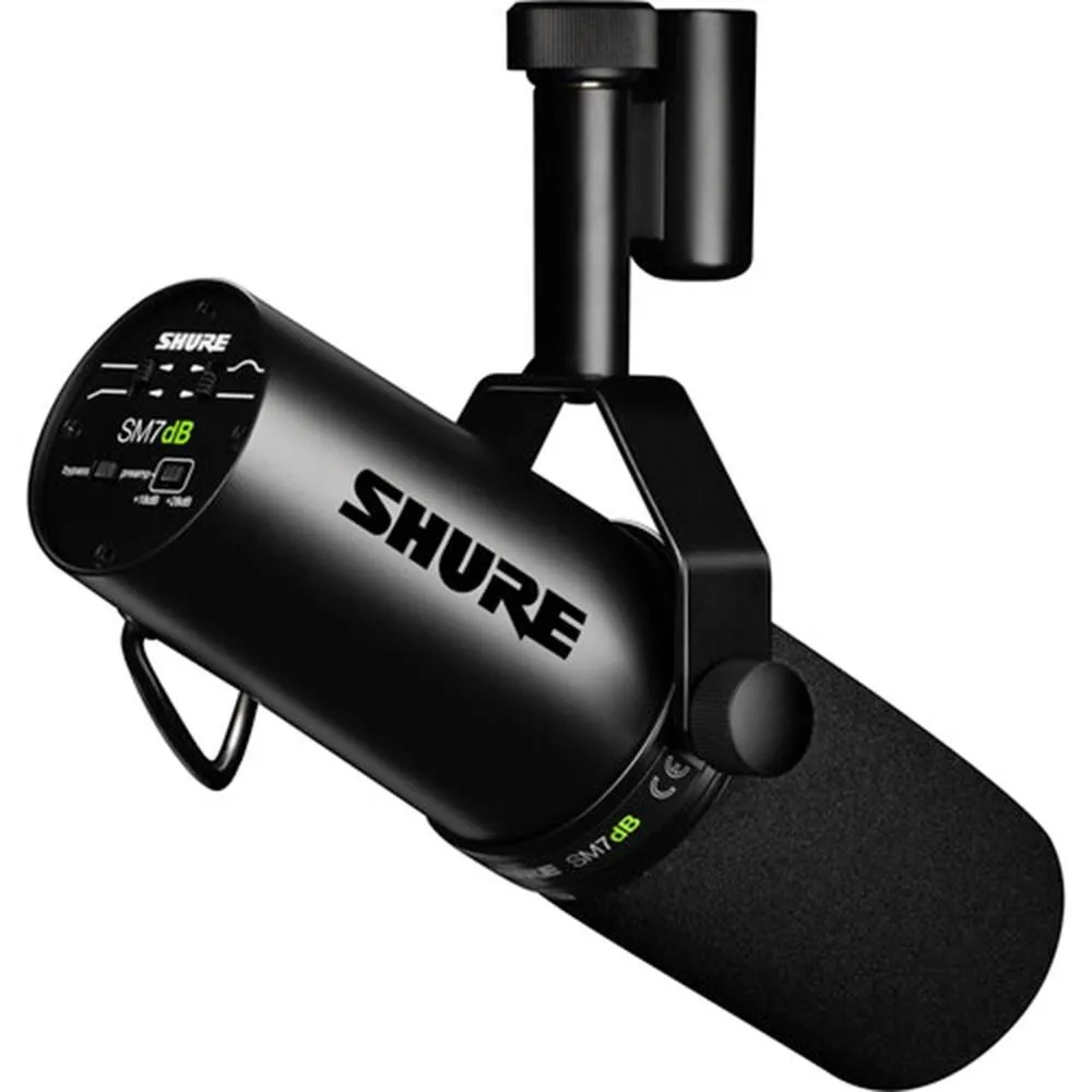 Shure SM7dB Dynamic Vocal Microphone w/ Built-in Preamp - Image 4