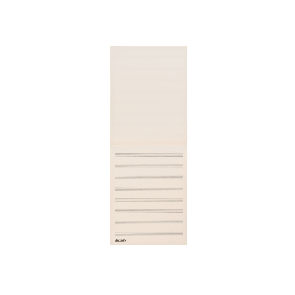Archives Manuscript Score Pads, 8 Stave, 50 Sheets - Image 4