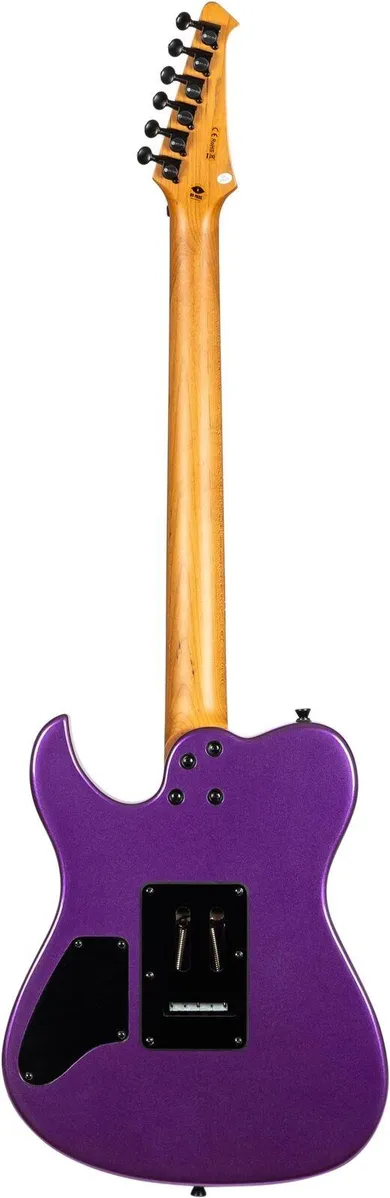 Spira Guitars T-420 PP Electric Guitar - Metallic Purple - Image 4