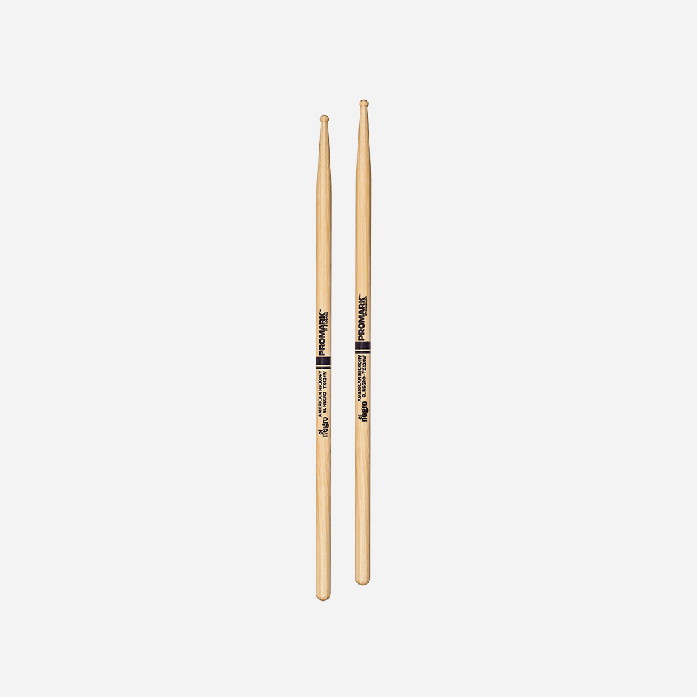 Promark Hickory 424 Horacio 'El Negro' Hernandez Wood Tip drumstick - Image 4