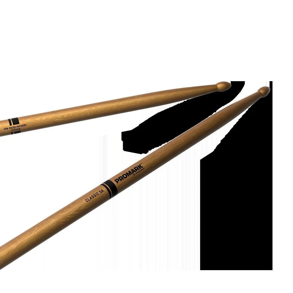 Promark Hickory The Natural 5A Wood Tip drumstick - Image 4