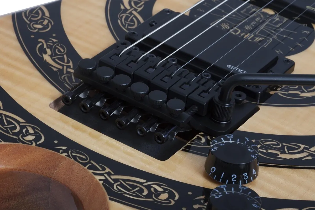 Wylde Audio Warhammer Norse Dragon Bullseye Floyd Rose Electric Guitar - Image 4