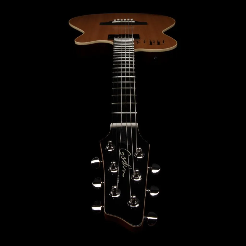 Godin 030293 A6 Ultra Natural SG 6 String Acoustic Electric Guitar with Bag - Image 5