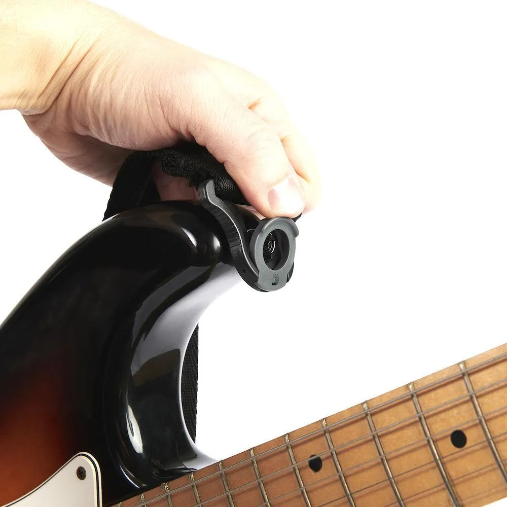 D'Addario Auto Lock Guitar Strap, Black - Image 5