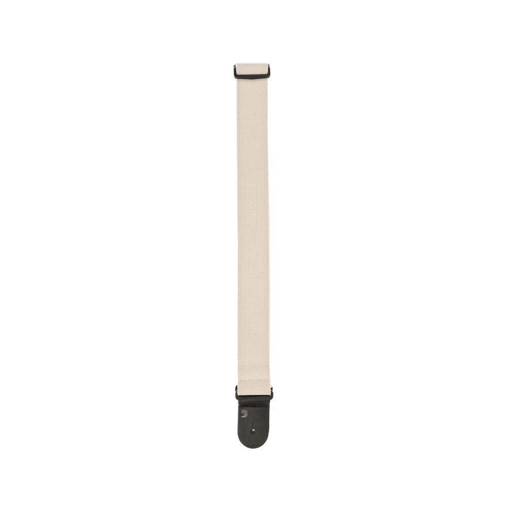D'Addario Cotton Guitar Strap, Natural - Image 5