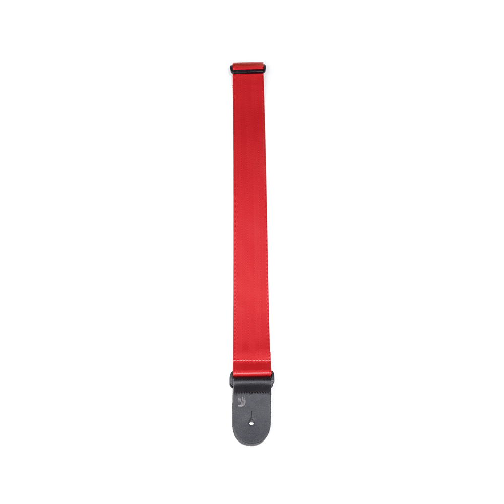 D'Addario Seat Belt Guitar Strap, Red 50mm - Image 5