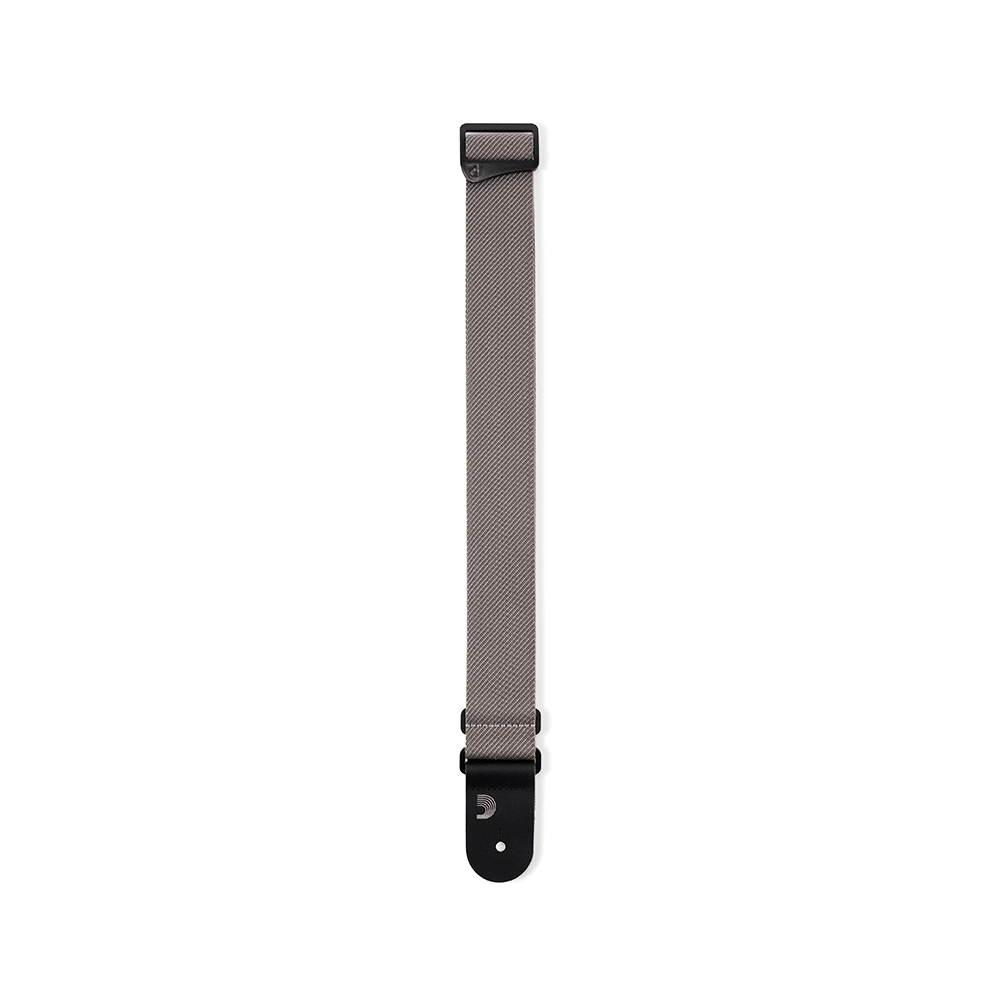 D'Addario Classic Tweed Guitar Strap, Grey - Image 5