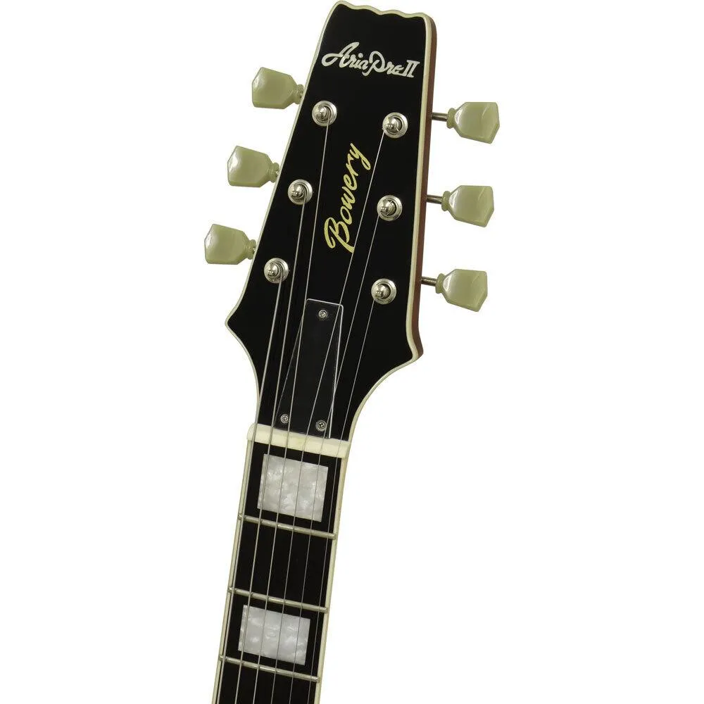 Aria 212-MK2 Bowery Semi-Hollow Electric Guitar in Phantom Blue - Image 5