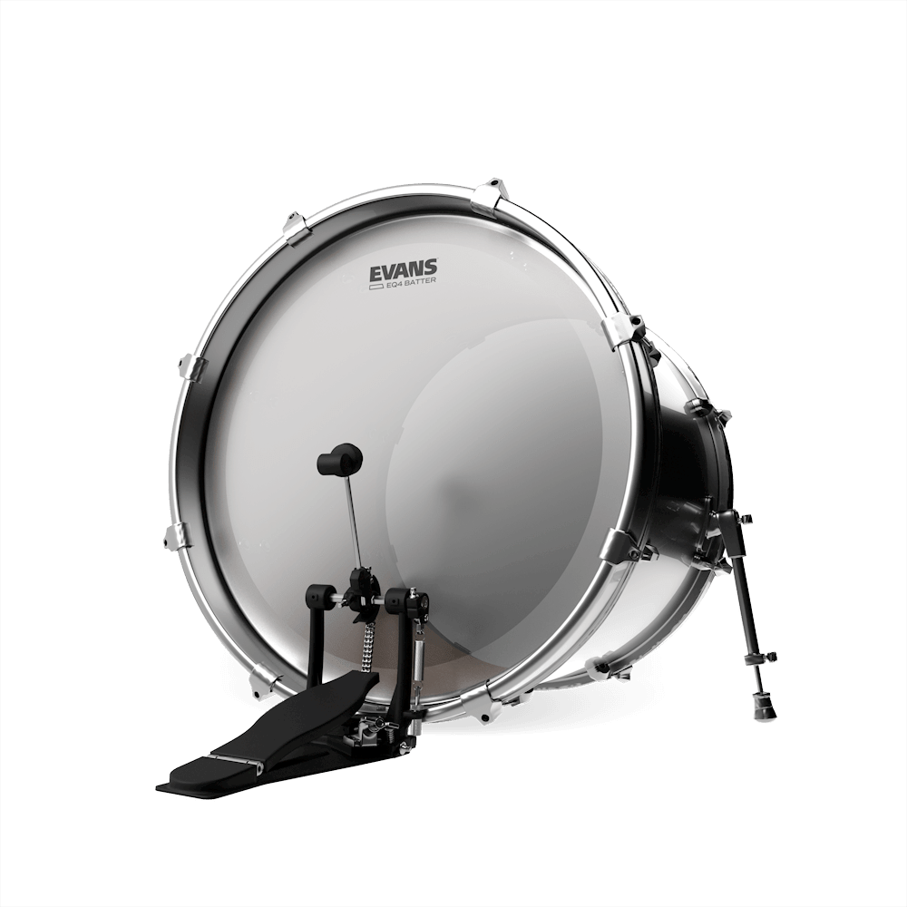 Evans EQ4 Frosted Bass Drum Head, 26 Inch - Image 5