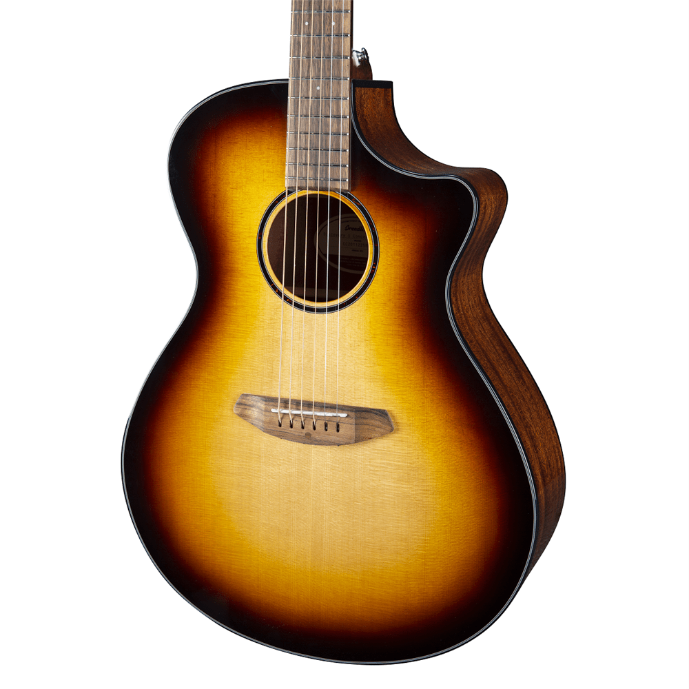 Breedlove ECO Discovery Series Concerto Acoustic / Electric Guitar - Edgeburst - Image 5