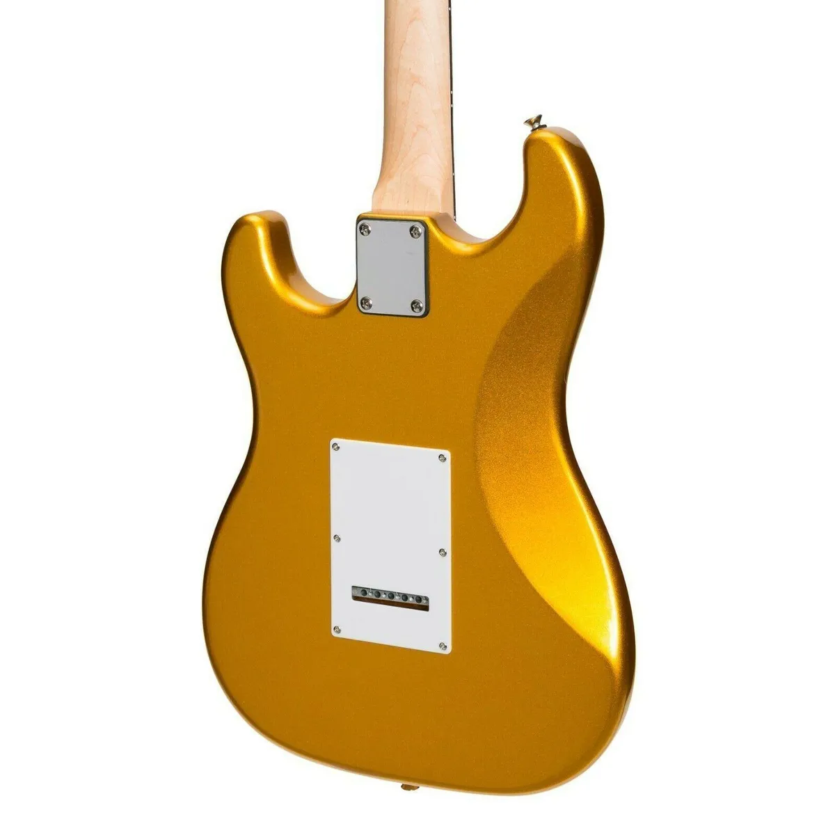 Casino ST-Style Electric Guitar (Gold Metallic) w/ Bag and Strap - Image 5