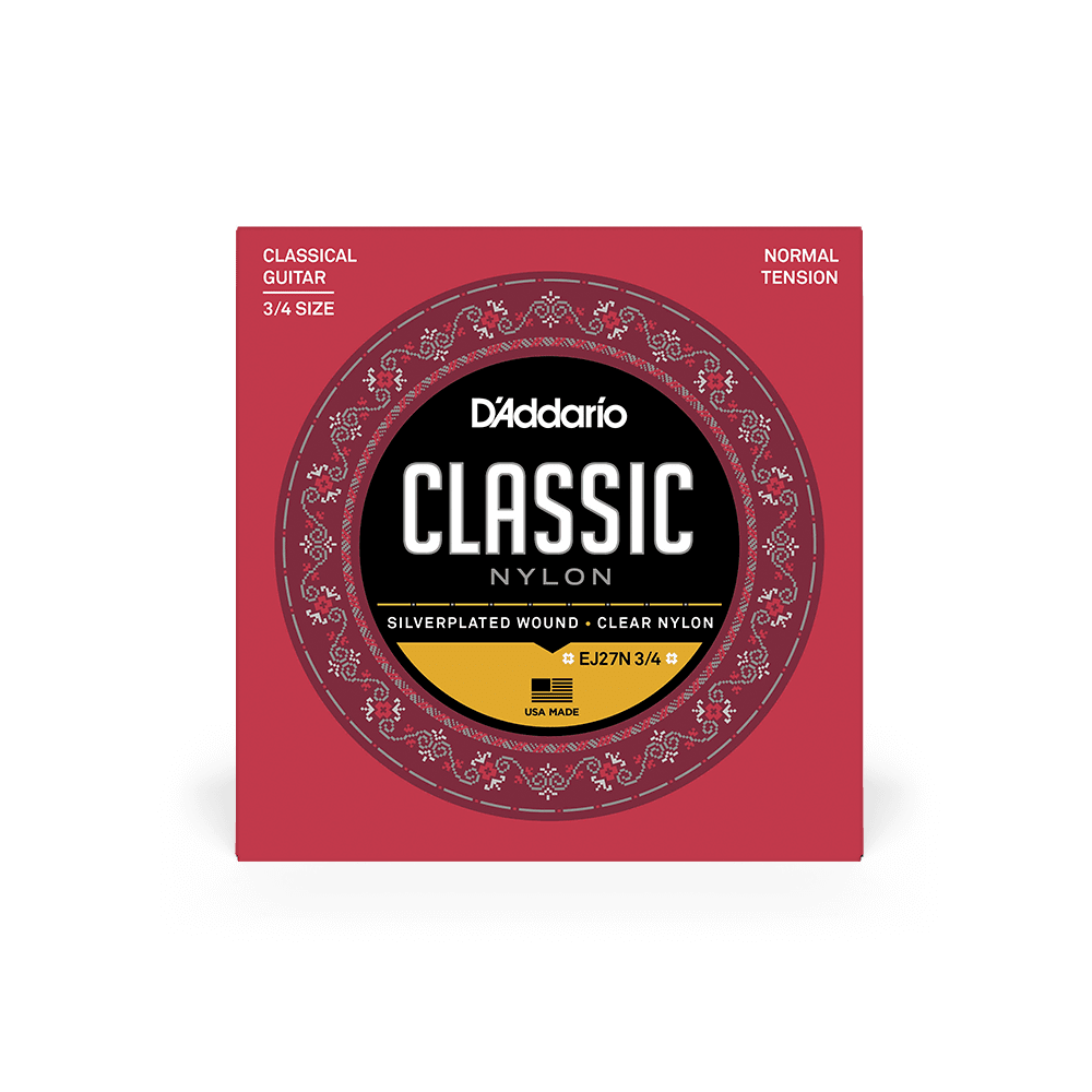 D'Addario EJ27N 3/4 Student Nylon Fractional Classical Guitar Strings, Normal Tension - Image 5