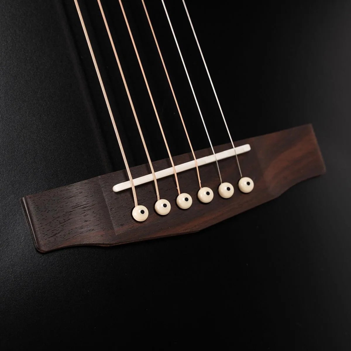 Cort ESSENCE OC4-BTSG Acoustic / Electric Guitar - Fishman Pickup - Black - Image 5