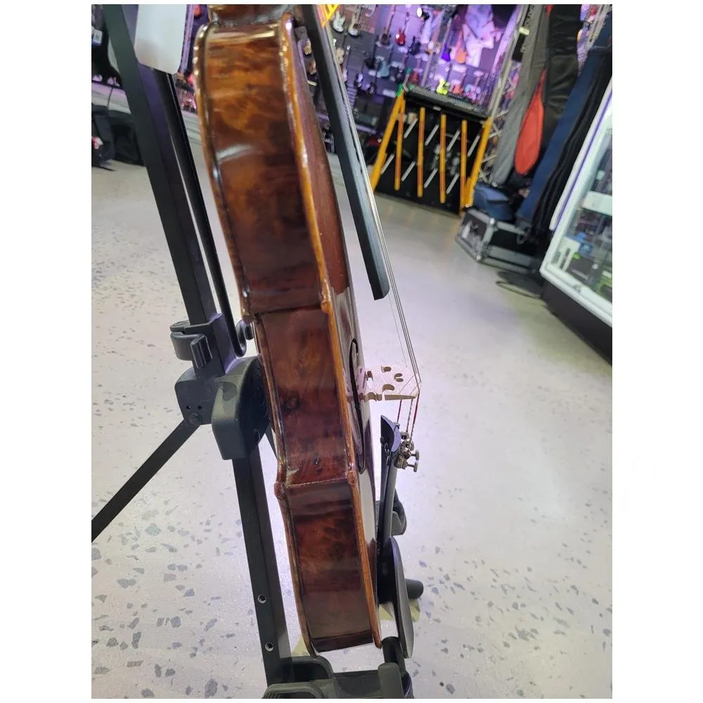 Stolberg Etude 4/4 Violin One Piece Birdseye Maple Back With Case & Bow - Image 5