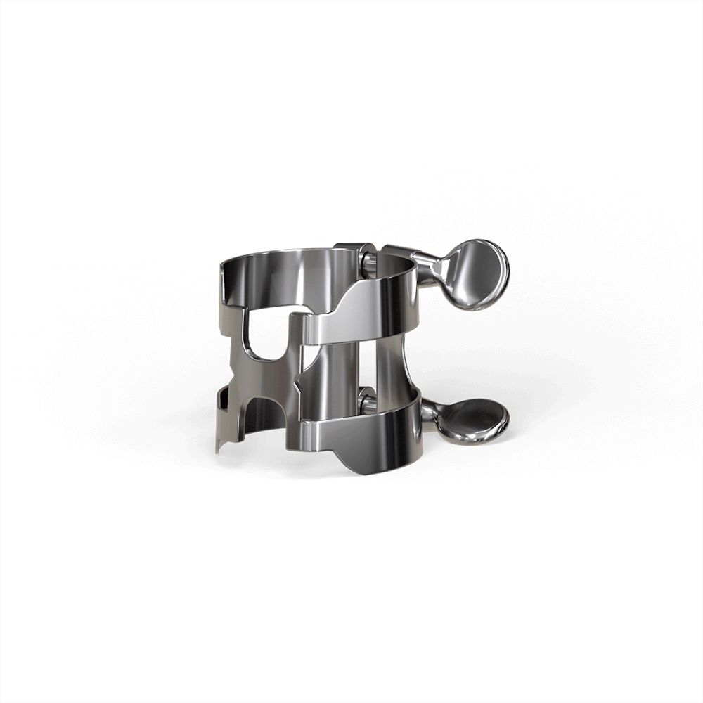 D'Addario H-Ligature & Cap, Eb Clarinet, Silver - Image 5