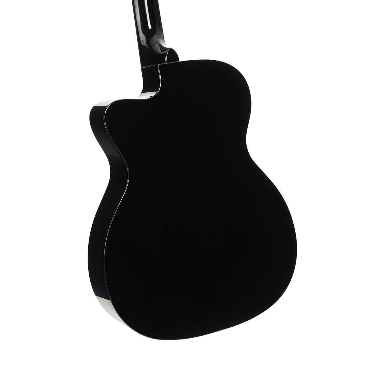 Cort L60CE Orchestral Acoustic / Electric Guitar - Black - Image 5