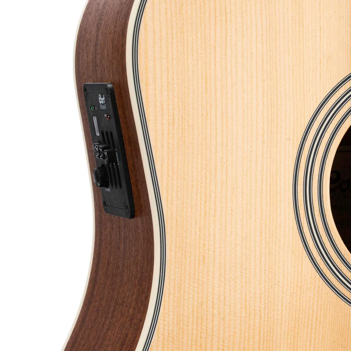 Cort MR500E Acoustic / Electric Guitar - Open Pore - Natural Finish w/ BAG - Image 5