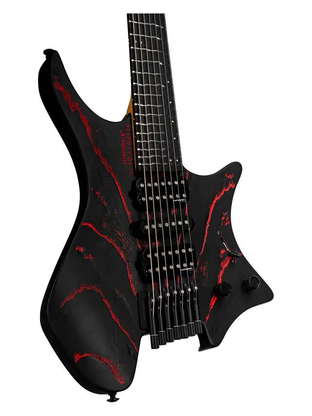 Strandberg Boden Singularity NX 7 True Temperament Red Blast Electric Guitar - Image 5
