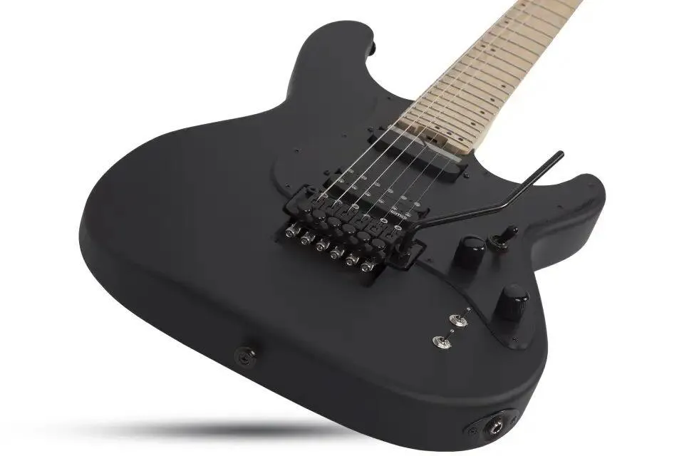 Schecter SCH1285 Sun Valley Super Shredder FR S Electric Guitar - Satin Black - Image 5