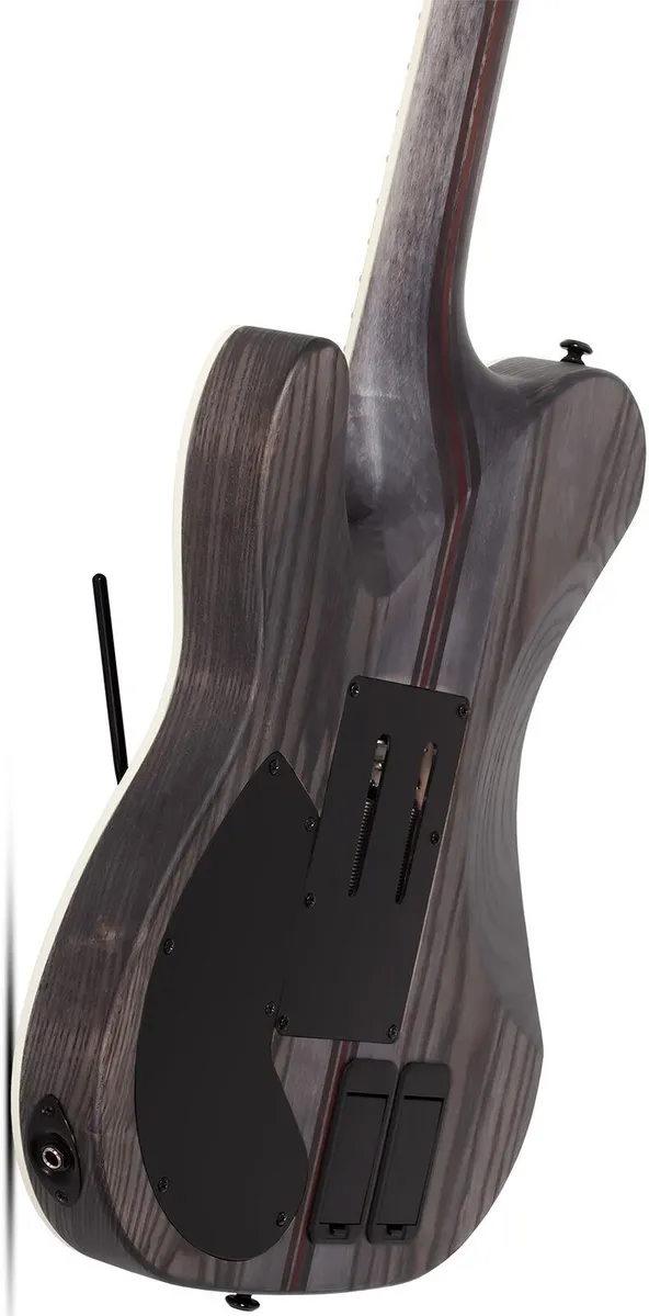 Schecter PT-7 FR-S SLS Elite Evil Twin 7 String Electric Guitar - Satin Black - Image 5