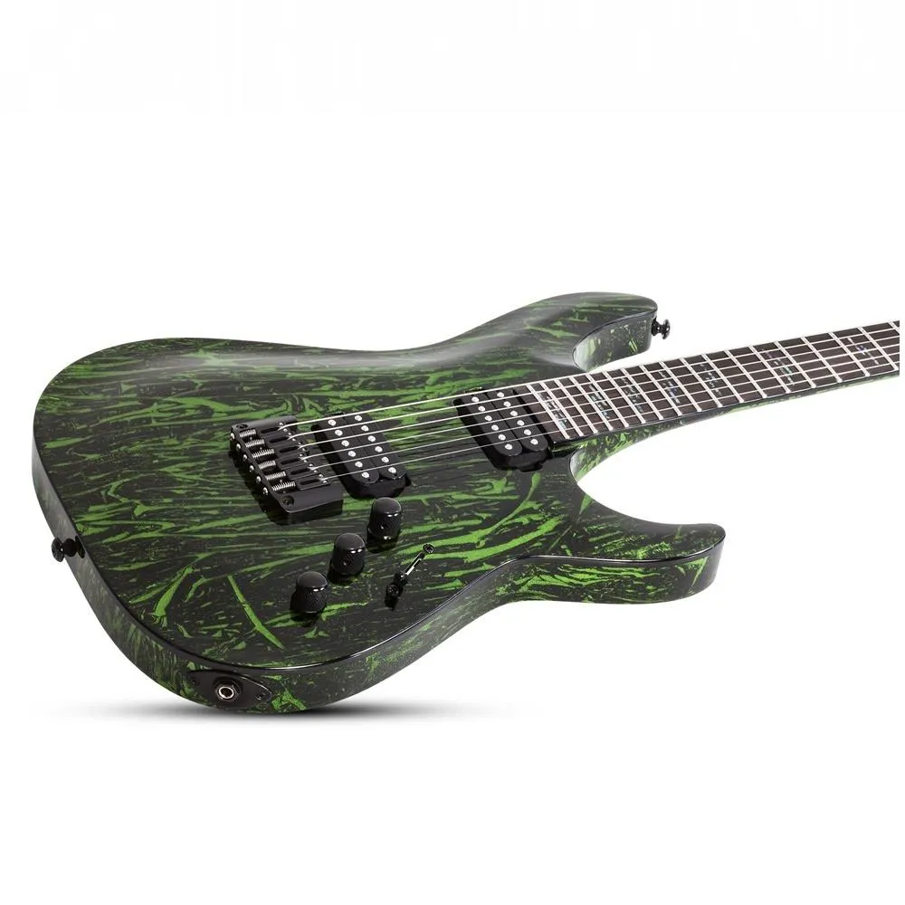 Schecter C-1 Silver Mountain - Toxic Venom - Electric Guitar - Image 5