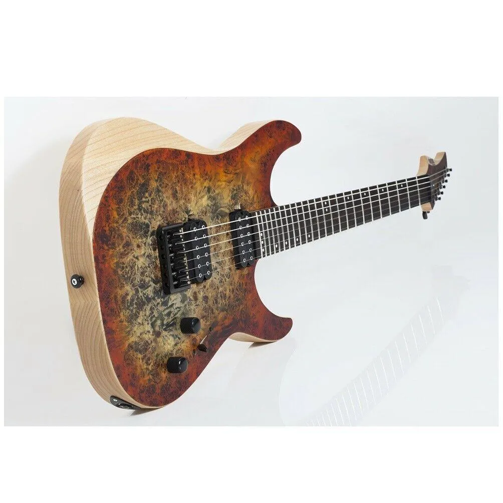 Schecter Reaper-6 - Electric Guitar Satin Inferno Burst Ebony Fingerboard - Image 5