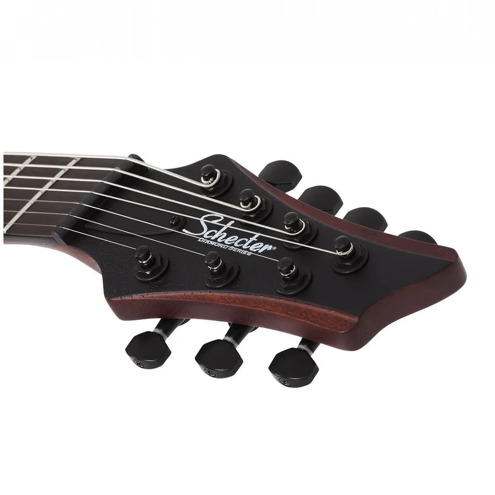 Schecter C-7 Multi-scale Rob Scallon 7-String Electric Guitar - Satin Dark Roast - Image 5