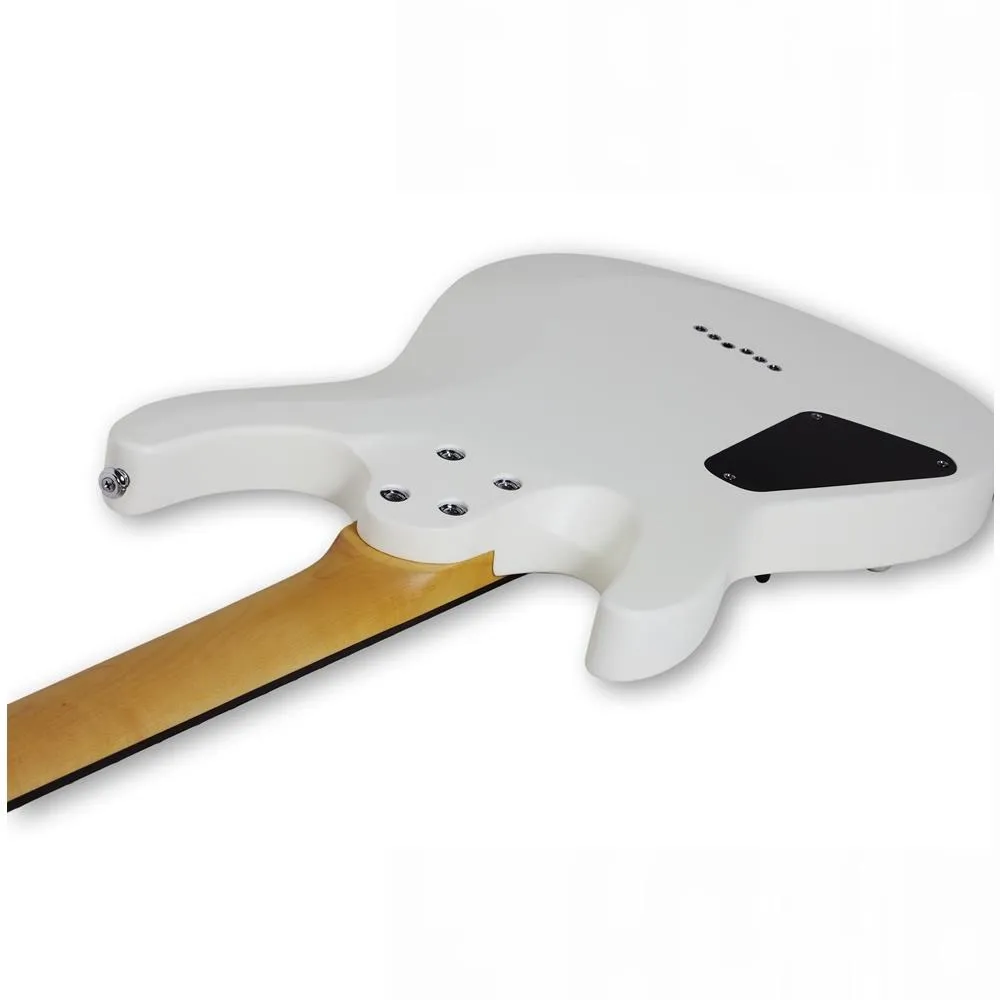 Schecter SCH432 C-6 Deluxe Electric Guitar Satin White - Image 5