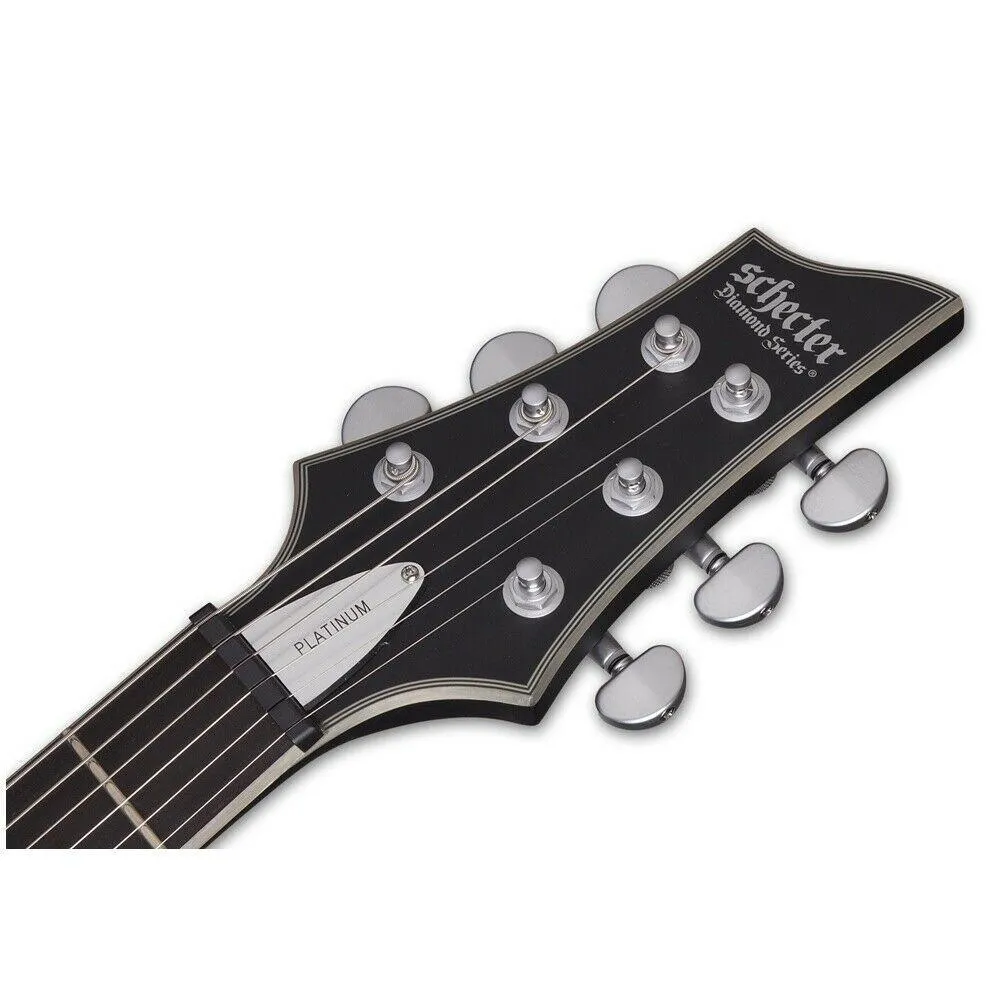 Schecter SCH810 C-1 Platinum Satin Black Electric Guitar RRP$1749 Sale Price - Image 5