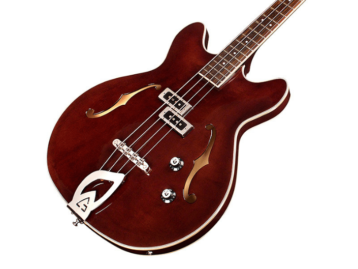 Guild Starfire 1 Semi Hollow Electric Bass - Vintage Walnut - Image 5