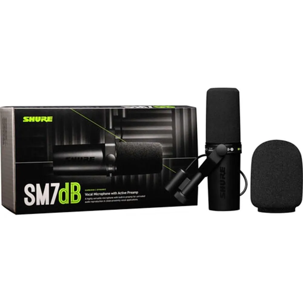 Shure SM7dB Dynamic Vocal Microphone w/ Built-in Preamp - Image 5