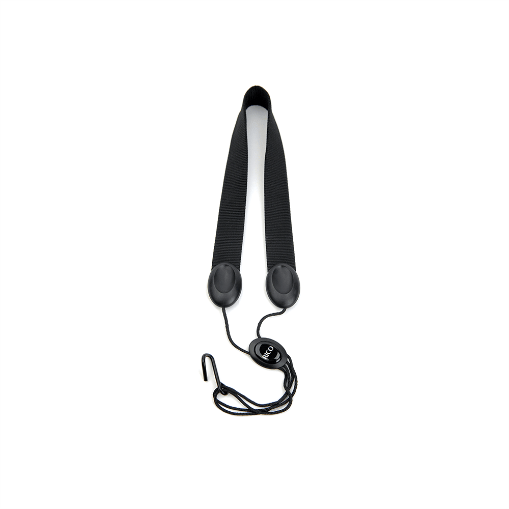 Rico Saxophone Strap, Soprano/Alto, Black Nylon - Image 5