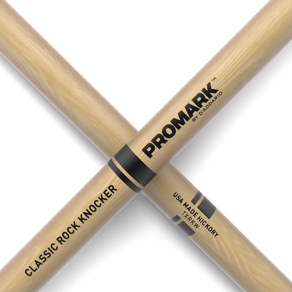 Promark Hickory RK "Rock Knocker" Wood Tip drumstick - Image 5