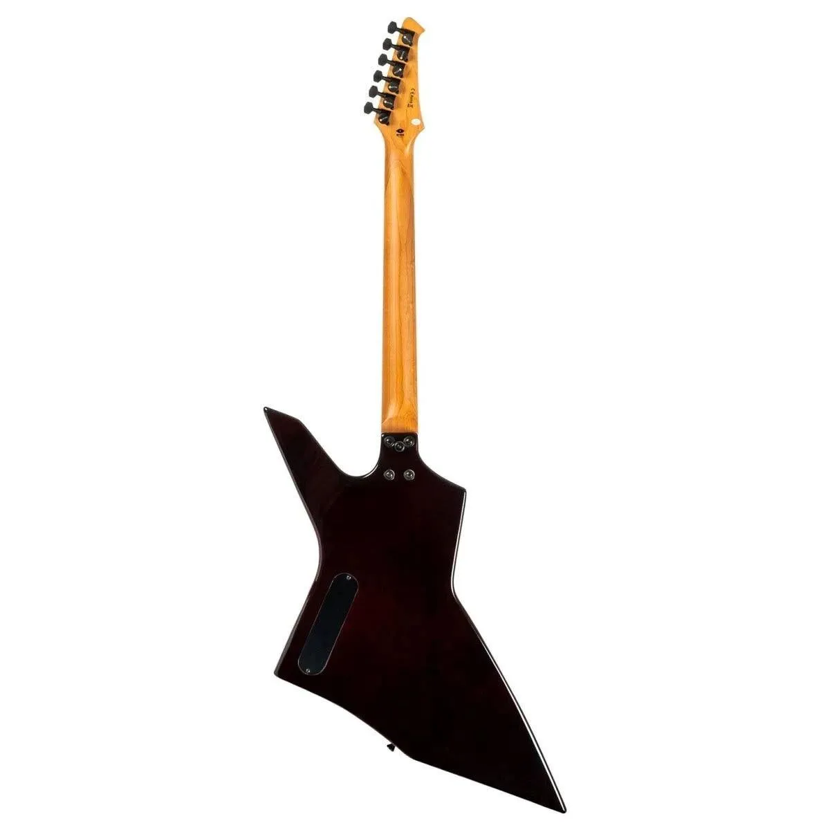 Spira Guitars X-500 TBK Ebony Fretboard Electric Guitar - Transparent Black - Image 5