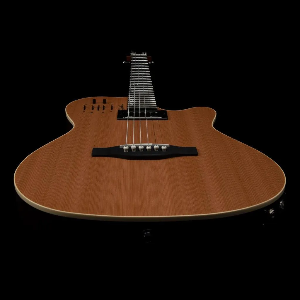 Godin 030293 A6 Ultra Natural SG 6 String Acoustic Electric Guitar with Bag - Image 6