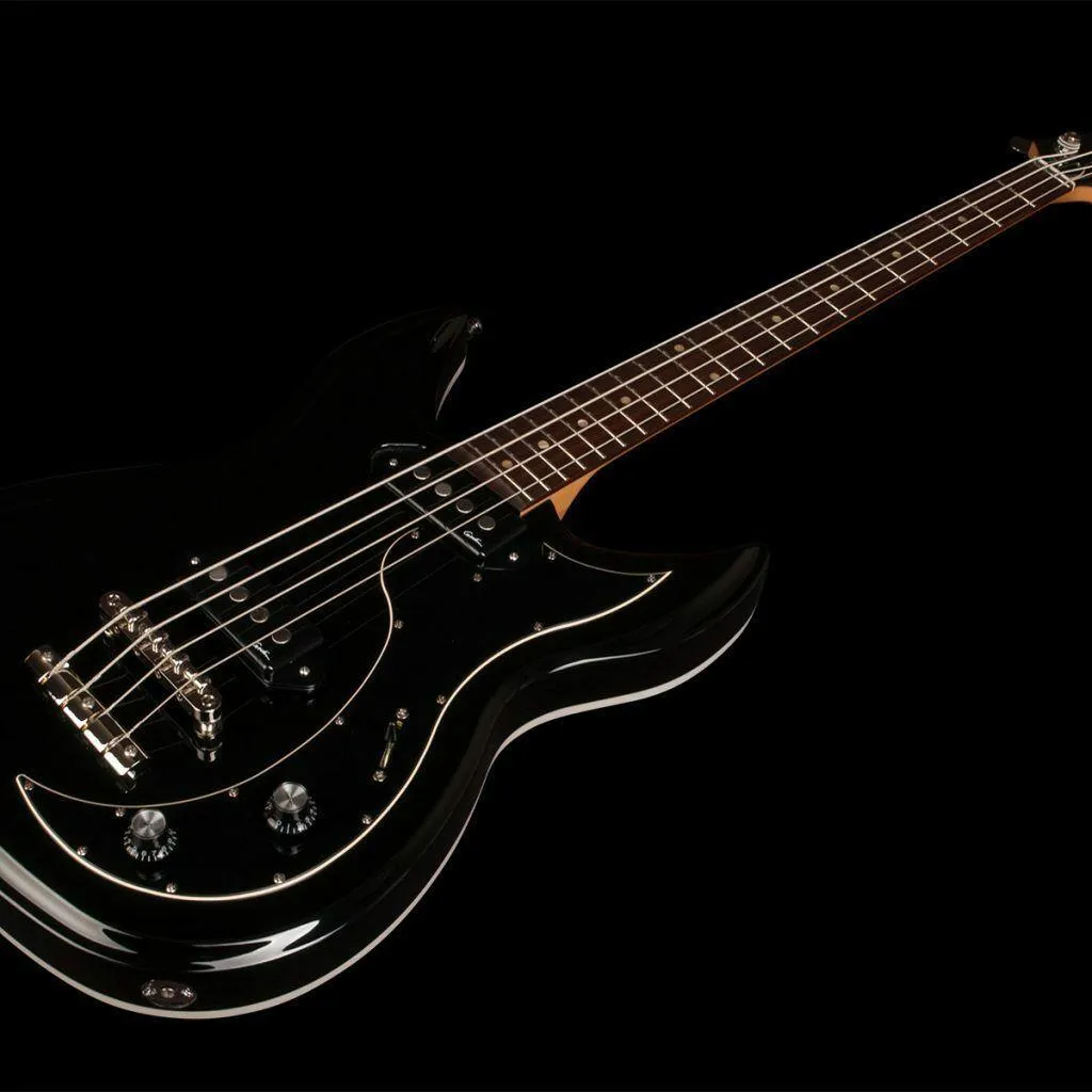 Godin Dorchester 4 String Solid Body Electric Bass Guitar Black RN With Gig Bag - Image 6
