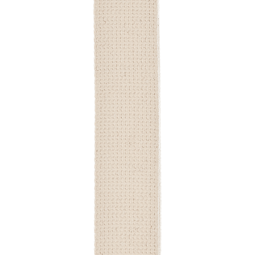 D'Addario Cotton Guitar Strap, Natural - Image 6