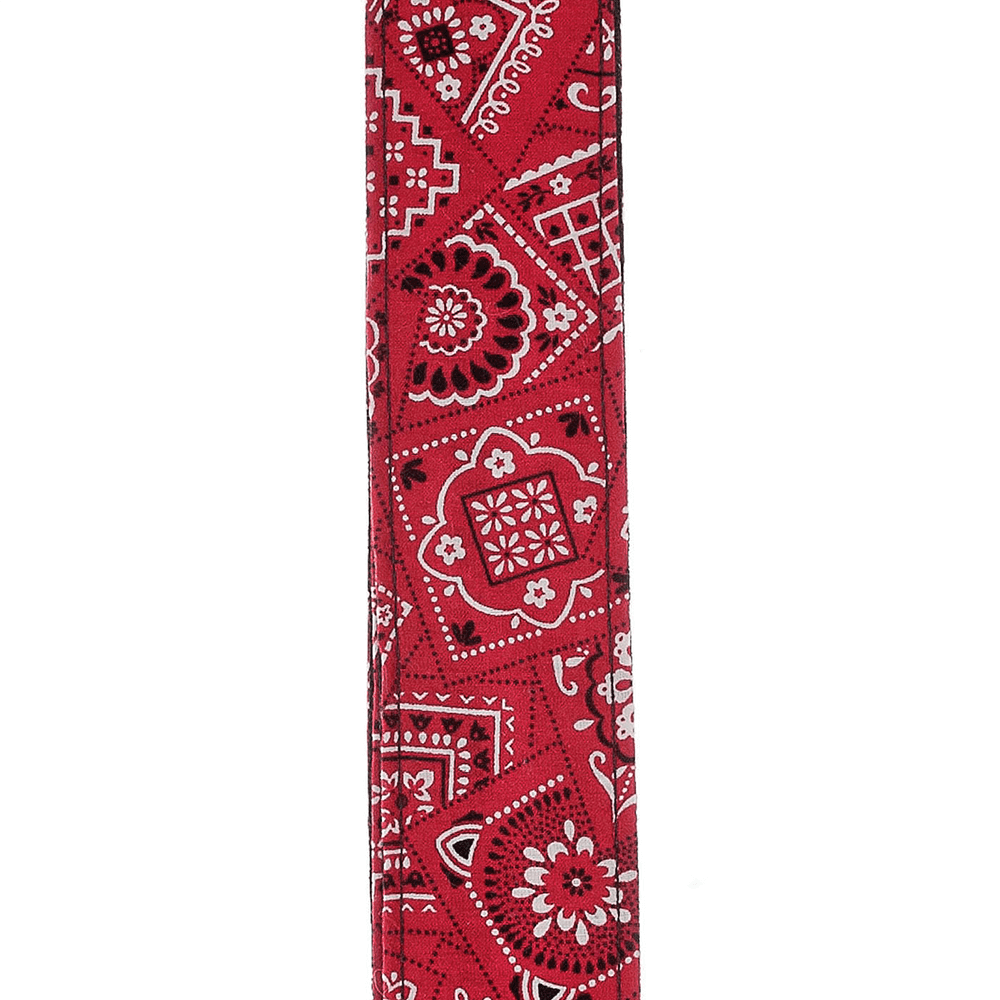 D'Addario Woven Guitar Strap, Bandana Red - Image 6