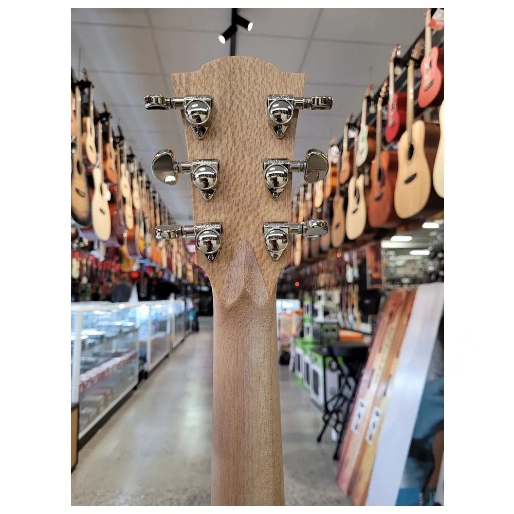 Cole Clark Fat Lady 1 Acoustic / Electric Guitar - Left Hand Bunya / Mahogany - Image 6
