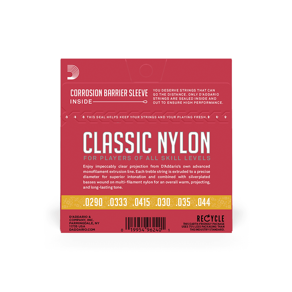 D'Addario EJ27N 3/4 Student Nylon Fractional Classical Guitar Strings, Normal Tension - Image 6