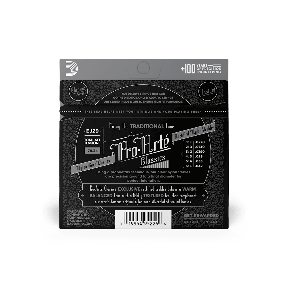 D'Addario EJ29 4 SETS Rectified Classical Guitar Strings, Moderate Tension - Image 6