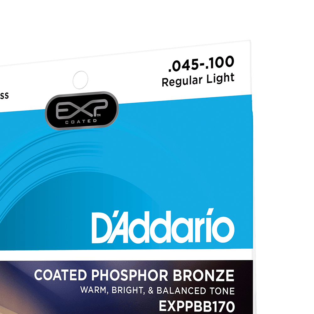 D'Addario EXPPBB170 Phosphor Bronze Coated Acoustic Bass Strings, Long Scale, 45-100 - Image 6