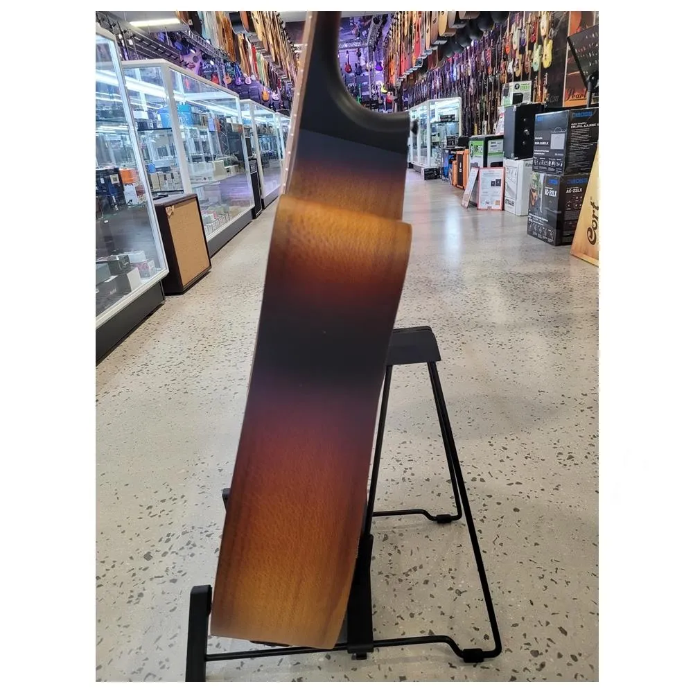 Cole Clark Fat Lady 1 Southern Silky Oak Acoustic / Electric Guitar Cutaway - Sunburst - Image 6
