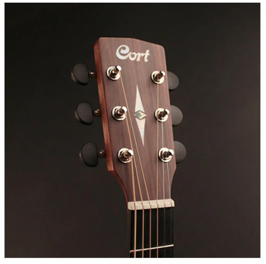 Cort L150F Superfolk Acoustic / Electric Guitar Fishman Pickup Vintage Sunburst - Image 6