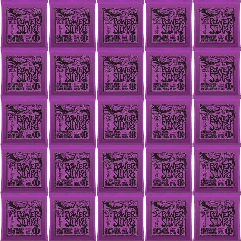 Ernie Ball 2220 Power Slinky Nickel Electric Guitar Strings Gauges 11 - 48 - Image 6