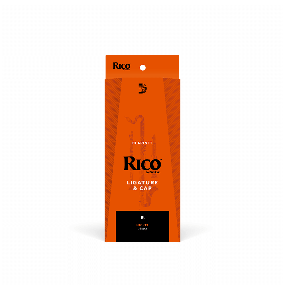 Rico Ligature & Cap, Bb Clarinet, Nickel - Image 6